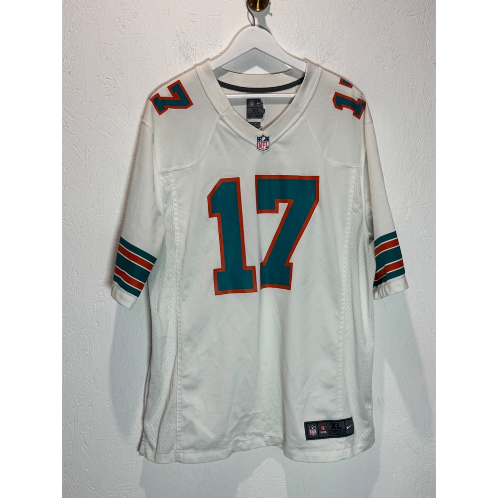 Nike Miami Dolphins Jaylen Waddle 17 Jersey White Away NFL Football Mens XL